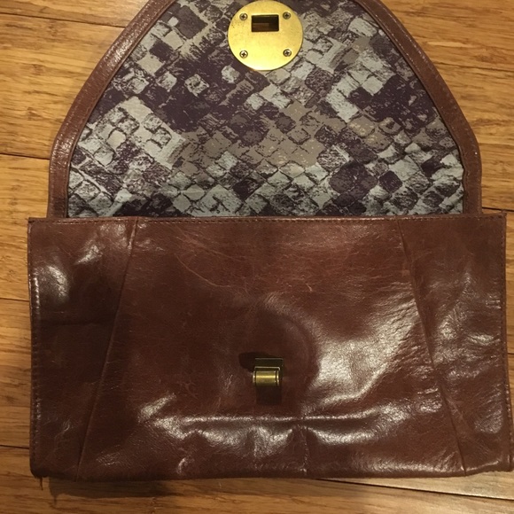 Elliot Lucca leather clutch or shoulder bag - Picture 7 of 7